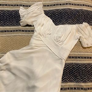 PETAL & PUP White Midi Dress ~ Size 2